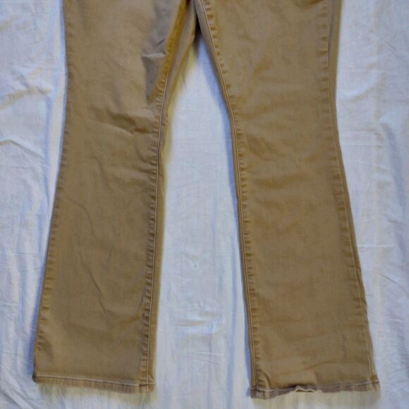 Torrid Perfect Slim Boot Super Soft Khaki Tan Jeans Stretch Women's Size 12R - Picture 3 of 11